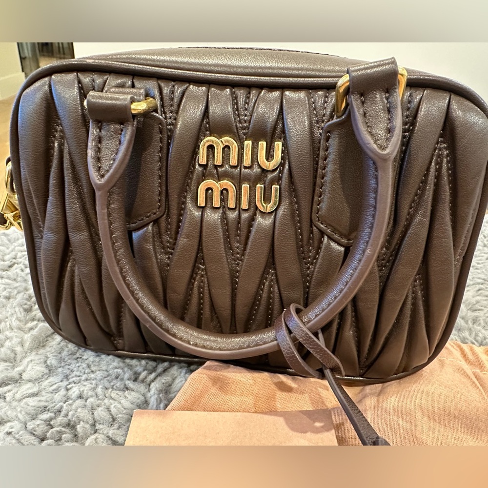 Arcadie Matelassé nappa leather bag